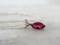 Ruby Marquise Cut Pendant in Sterling Silver, Lab Grown Ruby product 5